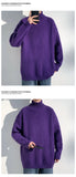 Riolio  Sweater men 2025 New Men Knitwear Solid High Neck Sweater Soft Warm Comfortable Winter Pullover Fashion Casual Warm Sweater