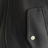 Riolio  New American Vibe Fleeced Men Crop Jackets Luxury Harajuku Zip-up Long Sleeve Streetwear Trendy Chic Pocket Baseball Coats M-2XL