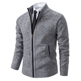 Riolio New fashion men's knitted sweater cardigan Joker comfortable warm casual coat