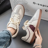 Riolio  Shoes men Trend Casual Sneakers Comfortable Lace Up Flats Tennis Shoe Breathable Walking Jogging Shoe