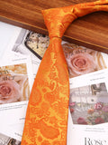 Riolio  Woven Striped Ties For Men Women Jacquard Neck Tie For Wedding Business Classic Groom Neckties Fashion Men's Neck Tie