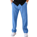 Riolio  Spring Summer Men Fashion Trousers Loose Casual Pants Breathable Sport Gym Trousers Oversized Joggers Straight Pants Man Clothes