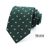 Riolio  Wholesale 8CM Men's Necktie Classic Ties For Man Wedding Business Party Polyester Dots Stripes Floral Jacquard Ascot Accessories