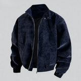 Riolio  Autumn and Winter New Jacket Men's Stand Up Collar Jacket Loose, Comfortable, Versatile, Handsome, High-quality Jacket  Men