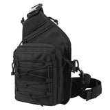 Riolio  Versatile Tactical Crossbody Bag Waterproof Large Chest Bag Men Outdoor Sports Cycling Hiking Outdoor Climbing Fishing Backpack