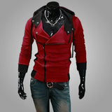 Riolio Casual Man Hoodie Sweatshirt Slim Male Zipper Streetwear Cardigan Hoodies Outerwear Black Sportswear Men Hooded Jacket