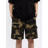 Riolio  American High Street Retro Multi-pocket Work Camouflage Casual Shorts