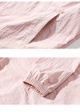 Riolio  Hooded Summer Jacket for Men Sun Protection Thin Outdoor Jackets Women Sunscreen Solid Color Unisex Couple Tops Men Clothes