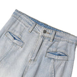 Riolio  JEANS MEN 2025 New Jeans Patchwork Baggy Loose Streetwear Trousers Hip Hop Floor Length Pants Trendy Youth Fashion Casual Denim