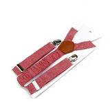 Riolio  Floral Cotton 2 Sizes Suspenders Parent Child Sets Men Women Kids Braces Adjustable Straps Male Pants Shirt Skirt Accessory Gift