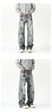 Riolio Jeans Men's New Denim Pants wash jeans New Fashion High Quality Washed Male Jeans Loose Wide Leg Trousers Straight Casual jean