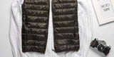Riolio Coat Ultralight Sleeveless Puffer Vest Jacket Ultra Thin Warm Lightweight Down Jacket Waistcoat Winter Men Duck Down Vest Coats