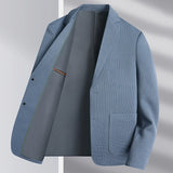 Riolio New Men's Slim Fashion Everything High-grade Korean Version of The Wedding Gentleman British Style Hosting Casual Blazer