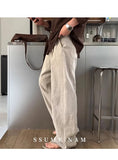 Riolio New Japanese Retro Men Casual Pants Luxury Draped Wide Leg Leisure Solid Color Straight Trousers High Quality Elegant Sweatpants