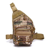 Riolio  Versatile Tactical Crossbody Bag Waterproof Large Chest Bag Men Outdoor Sports Cycling Hiking Outdoor Climbing Fishing Backpack