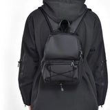 Riolio  Mini Men's Backpack Fashion Small Man Shoulder Schoolbag Travel Backpacks Oxford Cloth Male Rucksack  Outdoor Black Bagpack