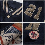 Riolio  Vintage Varsity Jacket Men Embroidered Bomber Jacket Women Youth Campus Spring Autumn Baseball Jackets Men Clothes