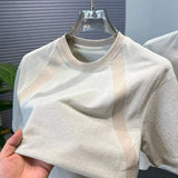 Riolio Summer high street Y2k men and women trendy hip-hop round neck simple T-shirt couple loose retro casual T-shirt top harajuku