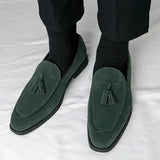 Riolio  Leisure Moccasins Slip on Men's Walking Shoes Male Cow Suede Leather Men Loafers Handmade Footwear Fashion Men Casual Shoes