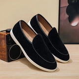 Riolio  Fashion plus size men's casual single shoes with soft soles foot covers lazy shoes men's board shoes