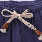 Riolio  New Cotton Linen Shirts Men's Casual Sleeveless Vest Lace Up Shirts Retro V Neck Tank Tops Loose Shirt Male Solid Color Clothes