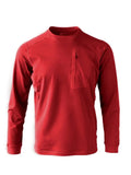 Riolio Lightweight Fce Long Sve T-irt Outdoor Men's round Ne Sweatirt Qui Dry Breathable Base Layer Spring Autumn