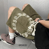 Riolio  Summer Men and Women Street Trend Personalized Letter Printed Basketball American Sports Pants Loose Hip Hop Casual Shorts y2k