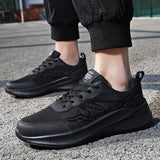 Riolio  Men's Shoes Oversized Ultra Light Technology Mesh Running Shoes Functional Sports Shoes Travel Shoes Breathable and Shock-absorb