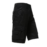 Riolio Men's Cargo Shorts Big Size Sports Knee Shorts Classic Short Pants Streetwear Hip Hop Straight Loose Pants