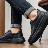 Riolio  Men's  Shoes with Multi-color Soles and Shallow Toe Slip-on Style for Spring and Autumn High-quality Casual Shoes