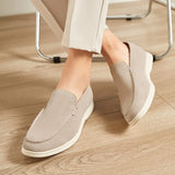 Riolio  Dress Shoes Pointed Suede Leather Shoes Men's Wedding Party Work Comfortable Loafers Lightweight Business Casual Shoes for Men