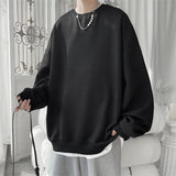 Riolio  Hoodies Jacquard Sweatshirt Mens White Pullover Streetwear Casual Fashion Clothes Mens Oversized Korean Harajuku T Shirt