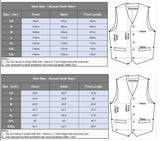 Riolio V Neck Men's  Suit Vests Herringbone Wool Tweed Double Breasted Waistcoat Tuxedo Groomsmen For  Wedding