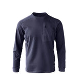 Riolio Lightweight Fce Long Sve T-irt Outdoor Men's round Ne Sweatirt Qui Dry Breathable Base Layer Spring Autumn