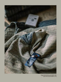 Riolio Retro Vertical Striped Denim Shirt Heavy American Casual Vintage Workwear Clothes Washing Old Pockets Long-sleeve Shirt