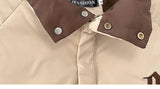 Riolio  Autumn and Winter American Street Trendy Men and Women Personalized Thick Jacket Couple Loose Retro Stand up Collar Harajuku Top