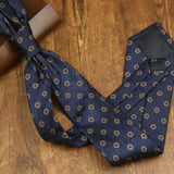 Riolio  New Trendy Mens Brown Green Navy Neckties 8cm Luxury Dots Floral Neck Ties Adult College Student Animal Printed Tie Cravat