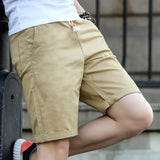 Riolio Men's Shorts Green Cargo Shorts Summer Bermudas Male Flap Pockets Jogger Shorts Casual Working Army Tactical Bermudas