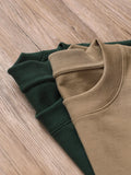 Riolio 11.29oz 320Grams Heavy Cotton Weight Oversized Loose Men T-shirt Solid Color Drop Shoulder Short Sleeve High Quality