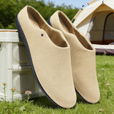 Riolio  New Spring Summer Style Plus Size Slip On Half Slippers Simple  Fashion Lightweight Breathable Trendy Mens Vacation Party Date C