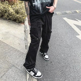 Riolio  Man Cotton Casual Cargo Pants for Men Wide Street Techwear Fashion Cheapest Luxury Cheap Harajuku Loose Designer Emo