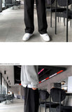 Riolio Korean Style High-end Straight-leg Casual Pants Men's Spring Summer Loose Trousers American 2025 New Trendy Wide-leg Pants Chic
