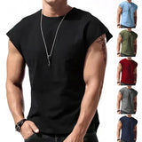 Summer Men's Mesh Gym Vest Quick Dry Loose Fitness Exercise Wide shoulder Sports Sleeveless Shirt Bodybuilding Tank Top