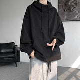Riolio Autumn Stand Collar Hoodies Sweatshirts Men Woman Fashion Pink Black Khaki Hip Hop Hoody Male Brand Casual Loose Tops
