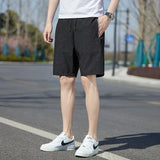 Riolio  Quick-dry Men and Men's Sports Running Fitness Clothes Shorts Men's Ice Silk Fashion Trendy Five-point Pants