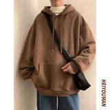 Riolio 6 Colors Spring Autumn Hoodie Men Harajuku Fashion Casual Oversized Hoodies Couples Loose Hooded Sweatshirt Streetwear