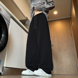 Riolio  Men Casual Pants Straight Leg Elastic Waist Outdoor Sports Trousers New Stretch Comfort Fabric Relaxed Fit Mens Long Pants