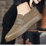 Riolio  New autumn breathable men's set of lazy shoes fashion youth casual single shoes men's shoes