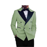 Riolio  Men 2 Pieces Suits for Men Custom Made Wedding Outfit Tuxedos Wedding Men Suit Terno Masculino(Jacket+Pant+Vest)