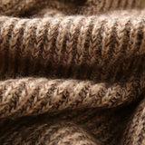 Riolio British Vintage Sweater High-end Men's Autumn Winter Knitted Cardigan Mature Business Knitted Jacket  Thicken Button V-neck Coat